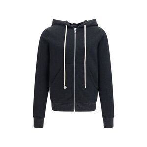 Rick Owens Black Cotton Men's Sweatshirt